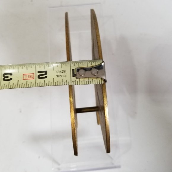 Brass Jewish Judaic Holder Paper Letter Foil Napkin 12 Tribes Israel Shabbot 4x6 - Picture 11 of 11